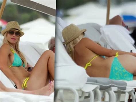 Elin Nordegren Breaks Out Her Bikini After Break Up Video Dailymotion