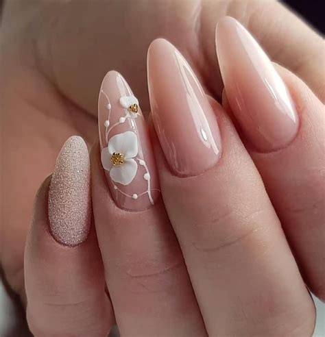 64 Chic Natural Almond Acrylic Nails Shape Design You Wont Resist This