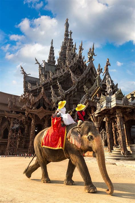 Sanctuary Of Truth In Pattaya Stock Image Colourbox