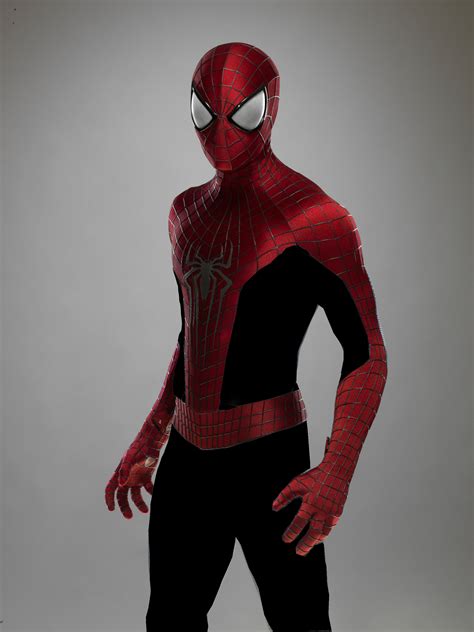 Poorly Done But Amazingly Imaginedblack And Red Suit Amazing Spiderman