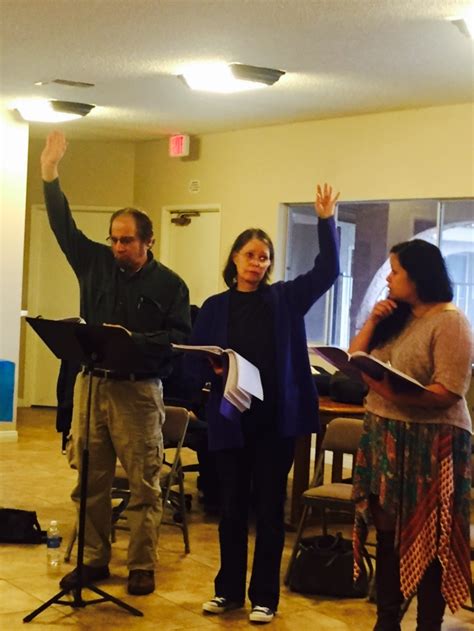 Actors From Staged Reading At Unitarian Church Caregivers Anonymous