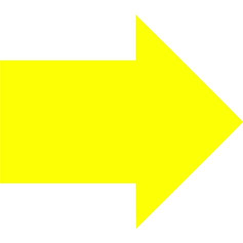 Yellow Arrow Icon Free Yellow Arrow Icons