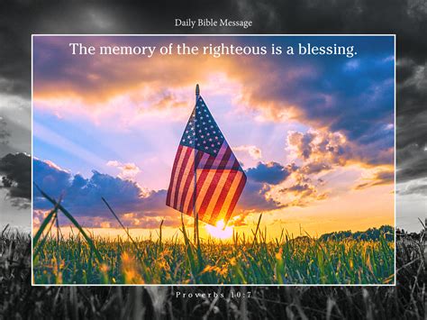 Prayer For Memorial Day Daily Bible Message