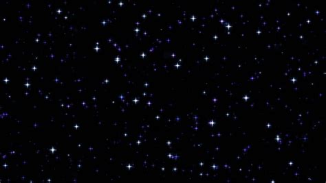 Beautiful Night Sky With Blinking Stock Footage Video 100 Royalty