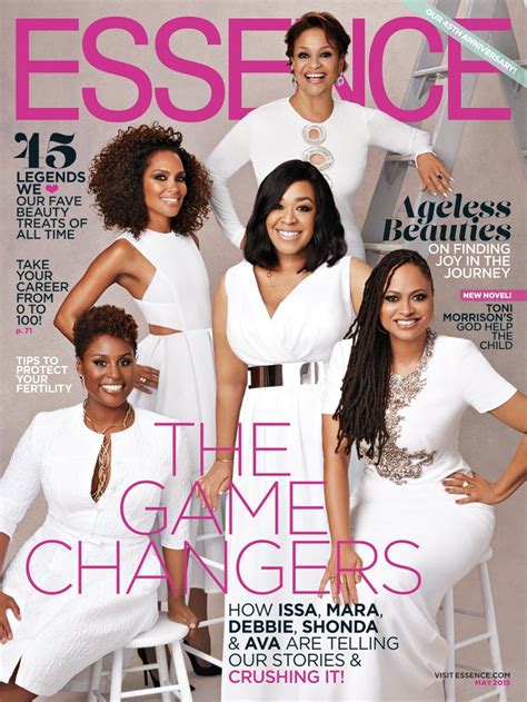 shonda rhimes ava duvernay debbie allen mara brock akil and issa rae cover essence s game