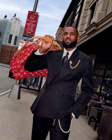 Lebron James Shines In Louis Vuitton S Spring Summer 2024 Collection Redefining Men S Fashion