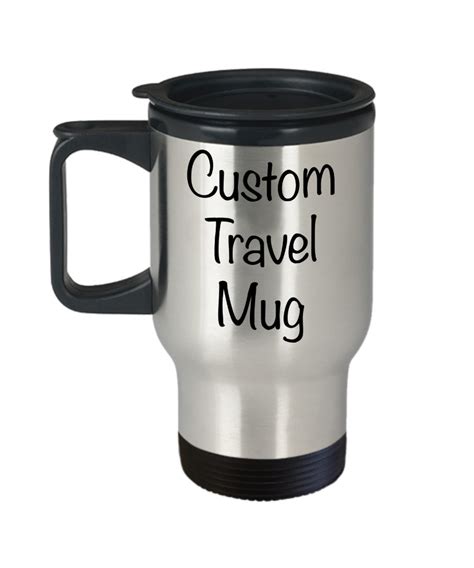 Custom Travel Mug Personalized Travel Mug Stainless Steel Etsy