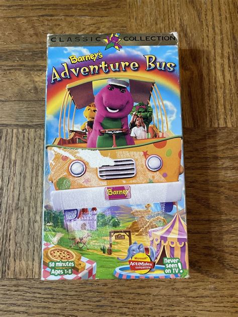 Barney Adventure Bus VHS EBay
