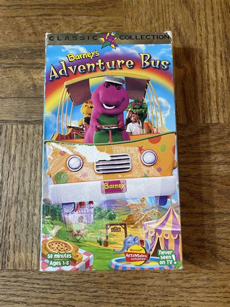 Barney Adventure Bus Vhs Ebay