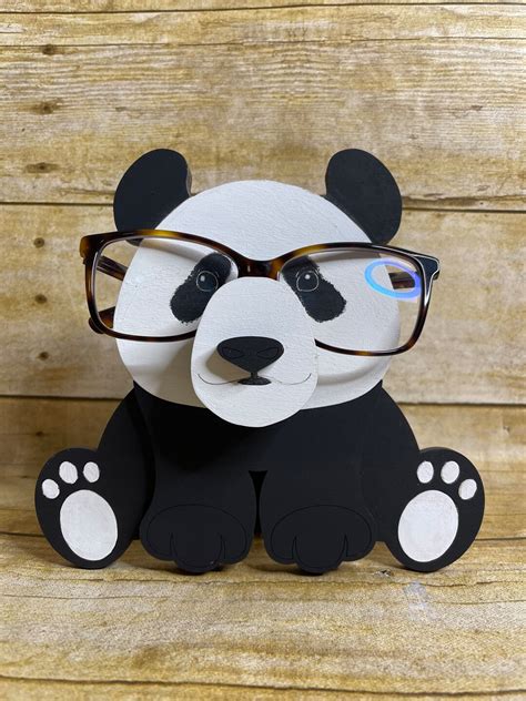 Panda Eyeglass Holder Etsy