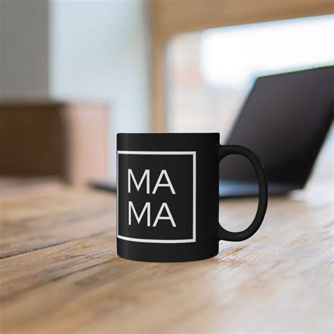 Mama Mug Black Mama Mug Mothers Day T T For Etsy
