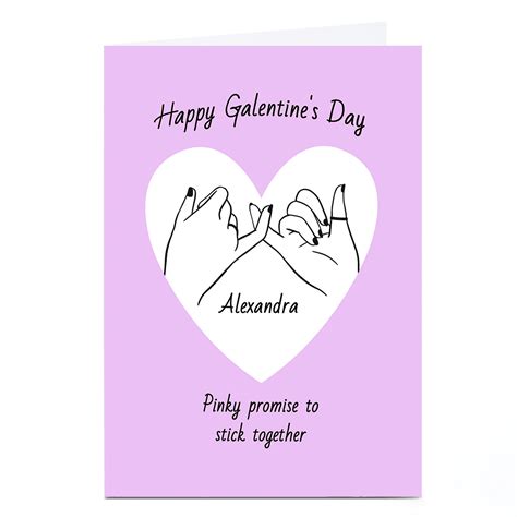 Buy Personalised Valentines Day Card Happy Galentines Day For Gbp 1