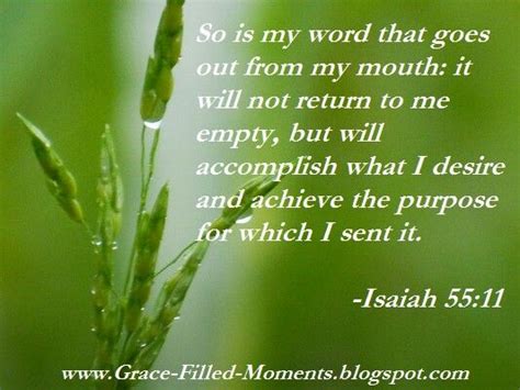My Word Will Not Return Void Devotion Diary Pinterest Isaiah 55