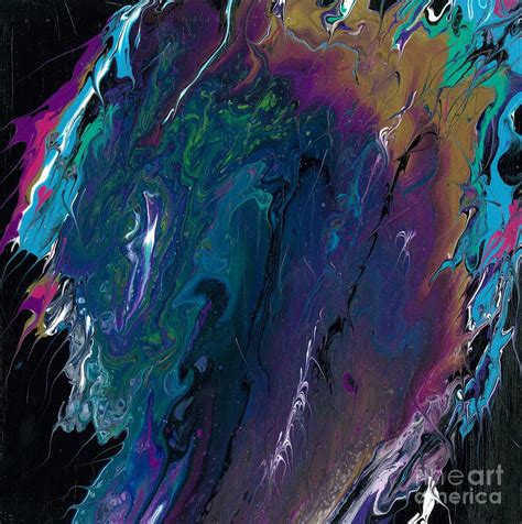 Oil Slick Painting By Leslie Gatson Mudd Fine Art America