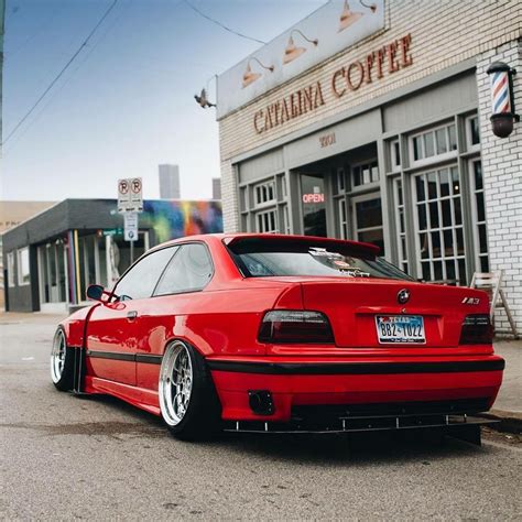 E36 M3 Stance Bmw E36 M3 Red Stance With Images Bmw Bmw E36 Bmw