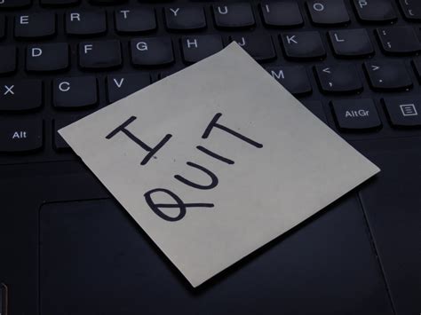 I quit!