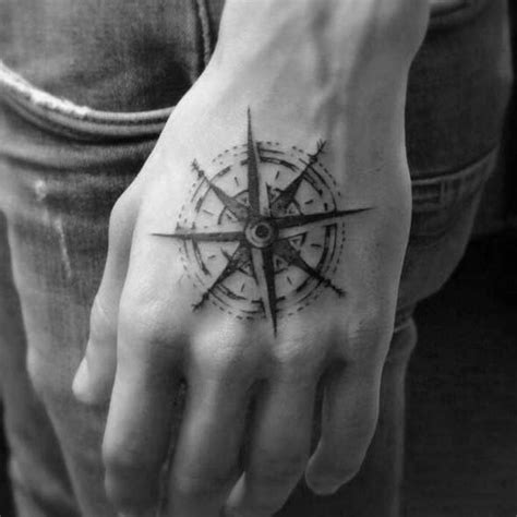 50 simple compass tattoos for men [2024 inspiration guide]