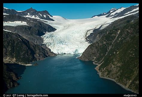 Picturephoto Aerial View Of Holgate Glacier Front Kenai Fjords
