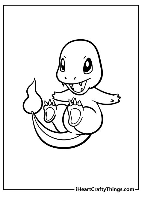 Charmander Coloring Pages Free Printables