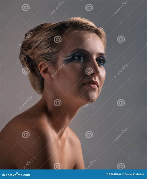 Makeup And Fashion Stock Image Image Of Glamour Head