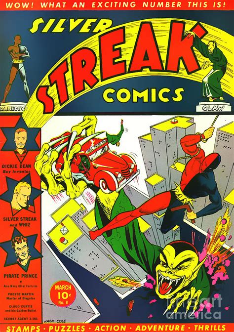 Classic Comic Book Cover Silver Streak Comics Daredevil 0320