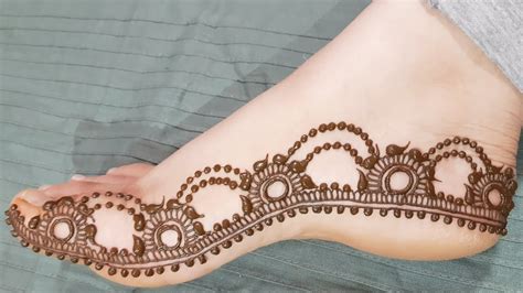 Simple Beautiful Feet Mehndi Design Simple Foot Mehndi Design Easy Leg Mehndi Design