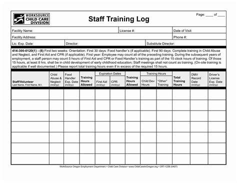 Employee Training Record Template Excel Qualads