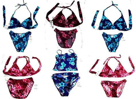Sunsets Plumeria Berry And Plumeria Skye Bikini Swimsuit Separates Sz Xs