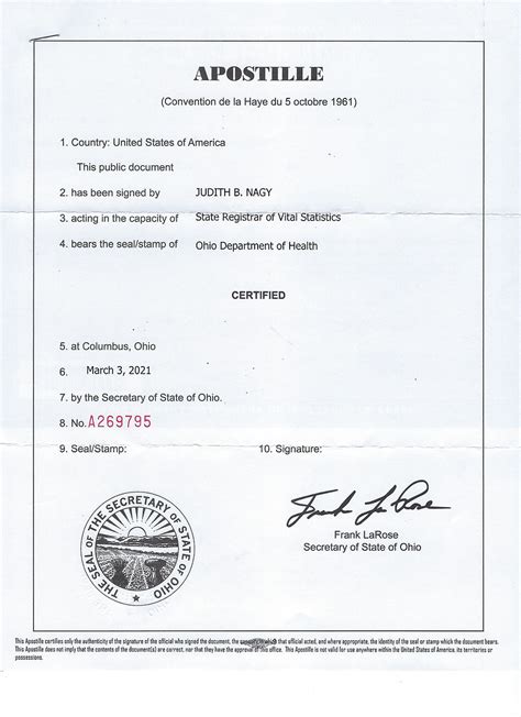How To Get An Apostille In The United States