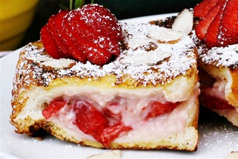 Bake, uncovered, for 30 to 35 minutes or until golden brown, turning once halfway through baking time. Stuffed French Toast | Tasty Kitchen Blog