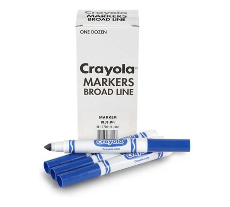 Crayola Blue Markers In Bulk 12 Count Crayola