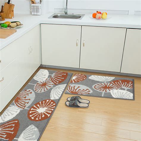 Seloom Durable Kitchen Rug Runners With Non Slip Rubber Backing And Un