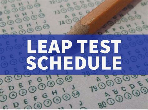 Leap Test Schedule Darbonne Woods Charter School