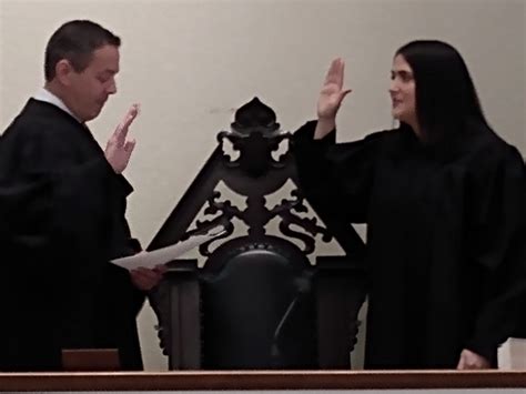 Judge Gina Force Sworn In Today As County Judge Wccs Am1160 And 1011fm