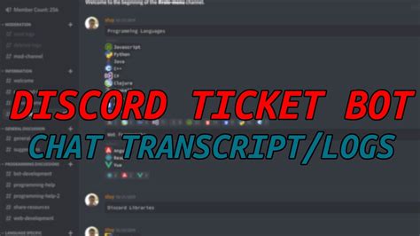 Add bot website discord server. Discord Ticket Bot - Transcript/Chat Logs - YouTube