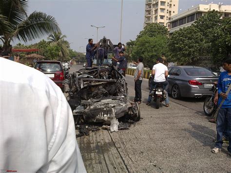 Audi R8 Catches Fire In Mumbai Edit A Few More Page 9 Page 7
