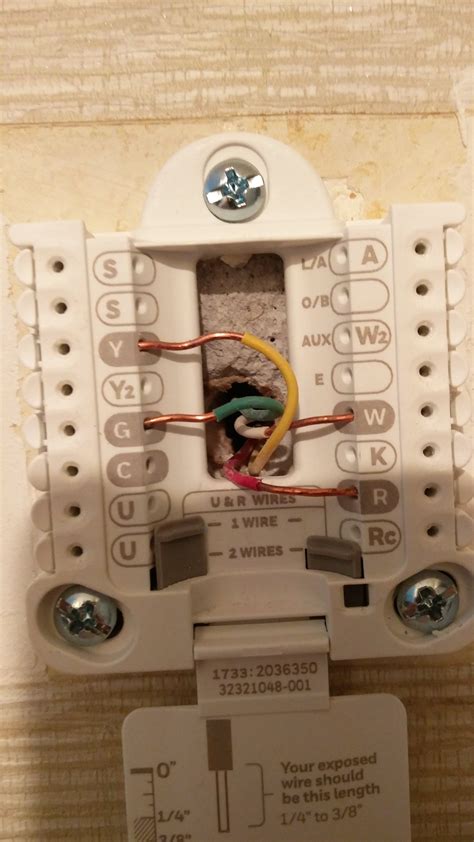C g y o/b rc (jumpered to r) r. DIAGRAM Last Winter I Install Honeywell Thermostat Rth6360d Heating Is Working Fine The Whole ...