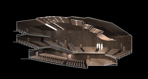 Concert Hall Section Concert Hall Concert Hall Architecture