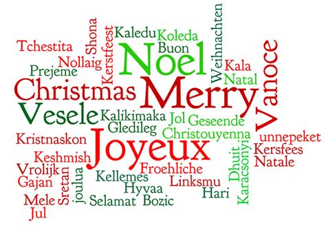 Top 28 Christmas Words Traditional Christmas Words Digital Art By