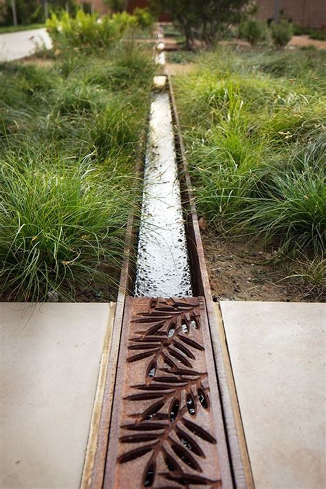 In the areas of fulton, cobb and douglas counties many properties were significantly the french drain is a gravel filled trench designed to facilitate water movement off the surface and into the ground. open drainage channel | Diy water feature, Water features ...