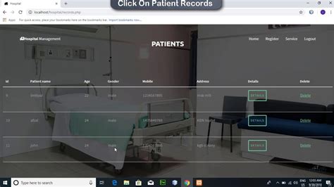 Hospital Management System PHP Project With MySQL GetSetProject