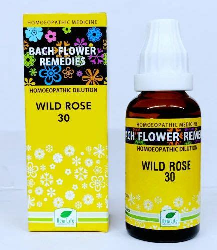 Bach Flower Remedies Wild Rose 30 New Life At Rs 100bottle Vidyadhar