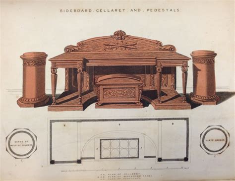 Overstock.com has been visited by 1m+ users in the past month 'Sideboard cellaret and flanking pedestals', Plate IV ...