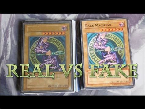 Maybe you would like to learn more about one of these? YUGIOH Real cards VS Fake Cards - YouTube