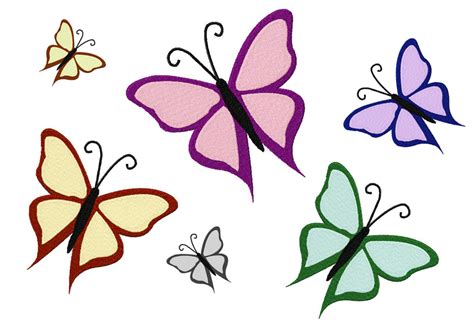 Free Machine Embroidery Butterfly Design Daily Embroidery