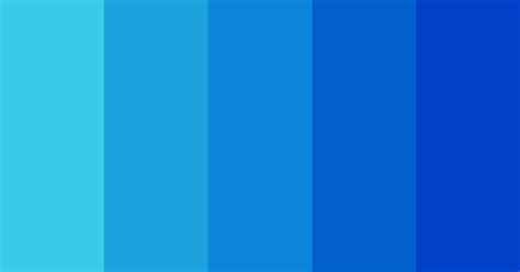 Trendy Blue Monochromatic Color Scheme Blue