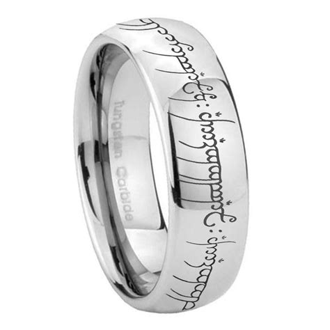 Lord Of The Rings Wedding Ring Engraving