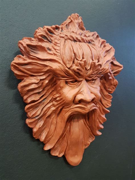The Green Man Is Our Flagship Wall Plaque It Is A Large Piece Featuring Nice Intricate
