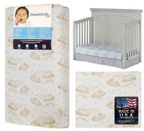 All our mattresses and bed sizes are standard uk sizes as specified by the national if you're not sure about what size you need for your baby, please do give us a call on 01392 877 247. Baby Crib Mattress Nursery Toddler Bed Waterproof Spring ...