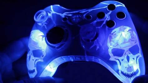 Lightning Skulls Xbox 360 Modded Controller Youtube